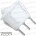 Купить Переключатель Daier KCD1-5-103, ON-OFF-ON, 3pin, 6A 250V, белый по выгодной цене