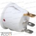 Фото, характеристики, описание Переключатель Daier KCD1-5-101N RD, ON-OFF, 3pin, 6A 250VAC, белый корпус