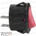 Купить Переключатель Daier KCD1-9-101, ON-OFF, 2pin, 6A 250V, красный по выгодной цене