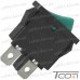 Купить Переключатель Daier KCD1-12-101, ON-OFF, 2pin, 6A 250V, зелёный по выгодной цене