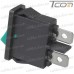 Фото, характеристики, описание Переключатель Daier KCD1-12-101, ON-OFF, 2pin, 6A 250V, зелёный