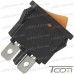 Купить Переключатель Daier KCD1-12-101, ON-OFF,  2pin, 6A 250V, жёлтый по выгодной цене