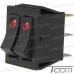 Купить Переключатель Daier KCD2-2101EN, двойной, с подсветкой, ON-OFF, 6pin, 15A 250V по выгодной цене