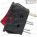 Купить Переключатель Daier KCD2-5-2101N, двойной, с подсветкой, ON-OFF, 6pin, 15A 250V, красный по выгодной цене