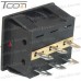 Фото, характеристики, описание Переключатель Daier KCD2-3101, тройной, ON-OFF, 6pin, 15A 250V, красный