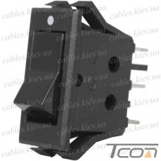 Переключатель Daier KCD3-2-102V, ON-ON, 3pin, 15A 250V, чёрный