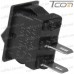 Фото, характеристики, описание Переключатель малый Daier KCD5-101, ON-OFF, 2pin, 3A 250V, чёрный
