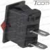 Фото, характеристики, описание Переключатель малый Daier KCD5-101, ON-OFF, 2pin, 3A 250V, красный