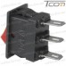 Фото, характеристики, описание Переключатель малый Daier KCD5-102, ON-ON, 3pin, 3A 250V, красный
