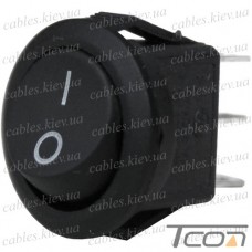 Переключатель Daier KCD5-2-102 BK, ON-ON, 3pin, 3A 250V, черный