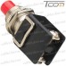 Кнопка Daier PBS-13B RD, OFF-(ON), 2pin, 4A 250V, красная рис 5