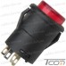 Купить Кнопка Daier R16-503AD-K RD, OFF-ON, с подсветкой, 4 pin, 3A 250V, красная по выгодной цене