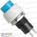 Купить Кнопка Daier DS-451, OFF-(ON), 2pin, 1A 250V, синяя, белый корпус по выгодной цене