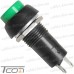 Купить Кнопка Daier PBS-11B, OFF-(ON), 2pin, 1A 250V, зелёная по выгодной цене