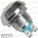 Купить Кнопка антивандальная Daier GQ-12B, OFF-(ON), без фиксации, 2pin (под винт), 3A 250V по выгодной цене