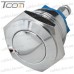 Купить Кнопка антивандальная Daier GQ-16B, OFF-(ON), без фиксации, 2pin (под винт), 3A 250V  по выгодной цене