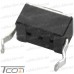 Тактовая кнопка KFC-003C-4.3, OFF-(ON), 2pin, 3.5х6х4.3мм, чёрная рис 4