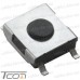 Купить Тактовая кнопка KFC-004B-2.5, OFF-(ON), 4pin, 6.5х6.2х2.5мм, SMD по выгодной цене