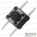 Купить Тактовая кнопка  Daier KFC-A06P4-5.0, OFF-(ON), 4pin, 6х6х5.0мм, чёрная по выгодной цене
