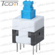 Микрокнопка Daier KFC8X8-B, без фиксации, ON-(ON), 6pin, 0,1A 30V (DC)