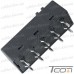 Переключатель ползунковый Daier SS-24N06, с фиксацией, ON-ON-ON-ON, 10pin, 8A 250V (на плату) рис 4