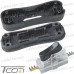 Переключатель шнуровой Daier KCD5-304, ON-OFF, 2A 250V, чёрный рис 5