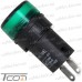 Купить  Светодиодный индикатор Daier AD-16-16E, диам.-16мм, 220V, зелёный, под пайку по выгодной цене