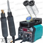 Станция для выжигания профессиональная YIHUA 939D-II, двойная, 48W (Max: 150W), 250-750°C + 20 насадок