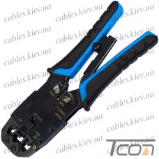 Инструмент обжимной HT-200R для 10p10c, 8p8c, 6p6c, 4p4c, Tcom