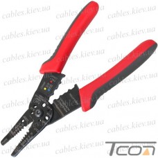Инструмент многофункциональный для зачистки и опрессовки, 10-22 AWG