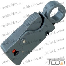 Инструмент (НТ-332B) для зачистки коаксиального кабеля RG-58;59;6;3C2V, Tcom