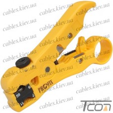 Стриппер HS-352 для зачистки коаксиального кабеля RG-59, 6, 7, 11, Profix