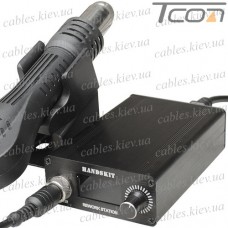 Термовоздушная микропаяльная станция HandsKit STM858 OLED, с дисплеем, 700W, 100-550°C