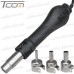 Термовоздушная станция YIHUA 8858-V, с дисплеем, 700W, 100-480°C рис 9