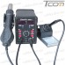 Паяльная станция 2в1 Silverflo 8586D-II (паяльник+фен), 2 дисплея, 750W, 200-480°C, 220V рис 7