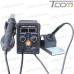 Паяльная станция 2в1 Silverflo 8586D-III PRO (паяльник+фен), 2 дисплея, 780W, 200-480°C, 220V рис 6