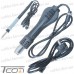 Паяльная станция 2в1 HandsKit 812A (паяльник Т12+фен), OLED дисплей, 72W, 150-480°C, 220V рис 7