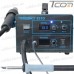 Купить Паяльная станция 2в1 HandsKit 851D (паяльник T12 24V 72W+фен), OLed дисплей, 600W, 200-480°C, AC-220V по выгодной цене