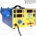 Цена от 4239.40 грн. на Паяльная станция 3в1 YIHUA 853D+ 3A (паяльник+фен+источник питания 15В 3A), 850W, 100-480°C, AC-220V