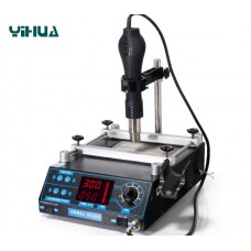 Паяльная станция YIHUA 853AA с преднагревателем +фен