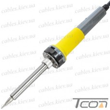 Паяльник ZD-200N, 50W, 220V, керамический нагреватель, евровилка, Zhongdi