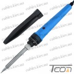 Паяльник ZD-70DA, с кнопкой 20/130W, 220V, керамический нагреватель, с колпачком, Zhongdi