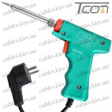 Паяльник-пистолет ZD-80, 40W (30-130W Max), 220V, с евровилкой, Zhongdi