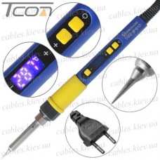 Паяльник Mechanic HK-990 с терморегулятором и LCD дисплеем, 90W, 180-500°C