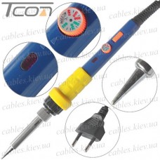 Паяльник Mechanic HK-762 с регулятором мощности, с индикатором питания, 60W, 220V, 220-480°C, керамический нагреватель