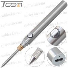 Паяльник аккумуляторный (встроенный) быстрого нагрева, 8-15W, 200-470°C, без колпачка