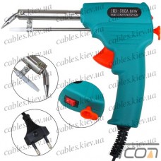 Паяльник HandsKit HB-585A c автоматической подачей припоя, 60W, зелёный