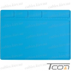 Коврик для пайки Mechanic V41 (S-110), 280х200мм, силиконовый термостойкий, синий