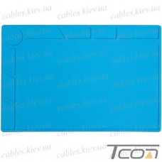 Коврик для пайки Mechanik V42 (S-120), 340х230мм, силиконовый термостойкий, синий