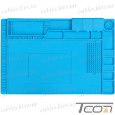Коврик для пайки Mechanic V51, 450х300мм, силиконовый термостойкий, синий